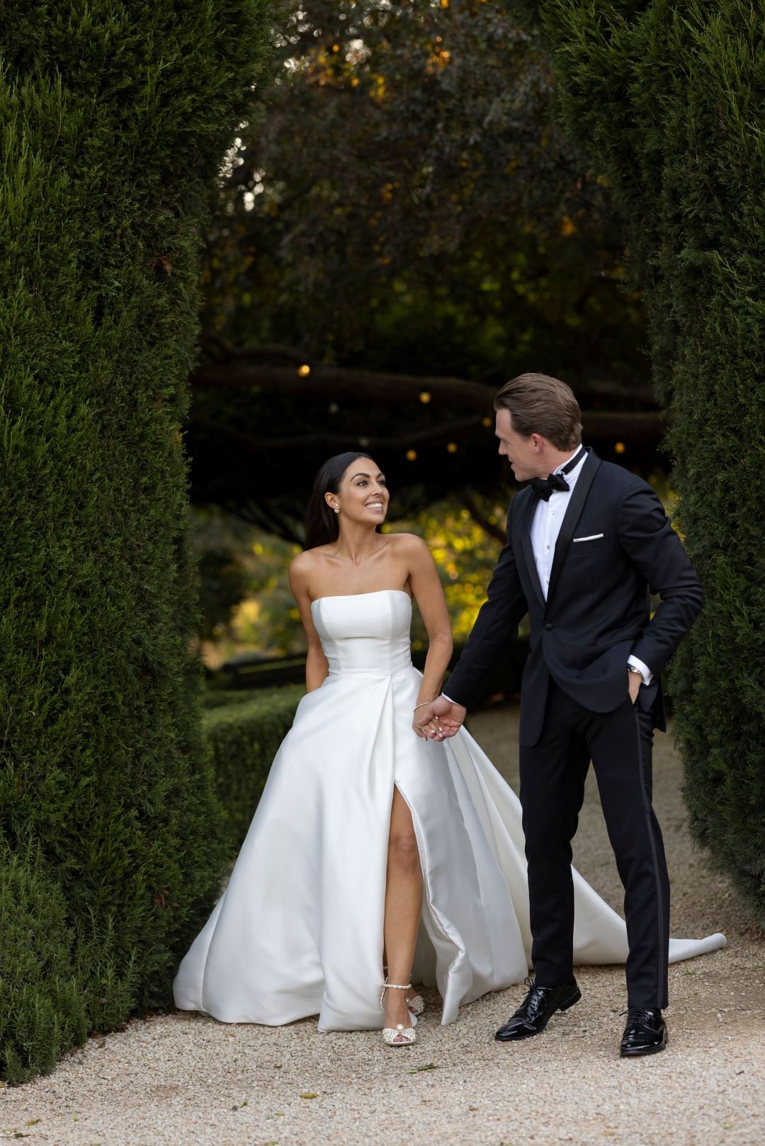 Real Bride Tara wearing Monique Lhuillier — Helen Rodrigues Bridal