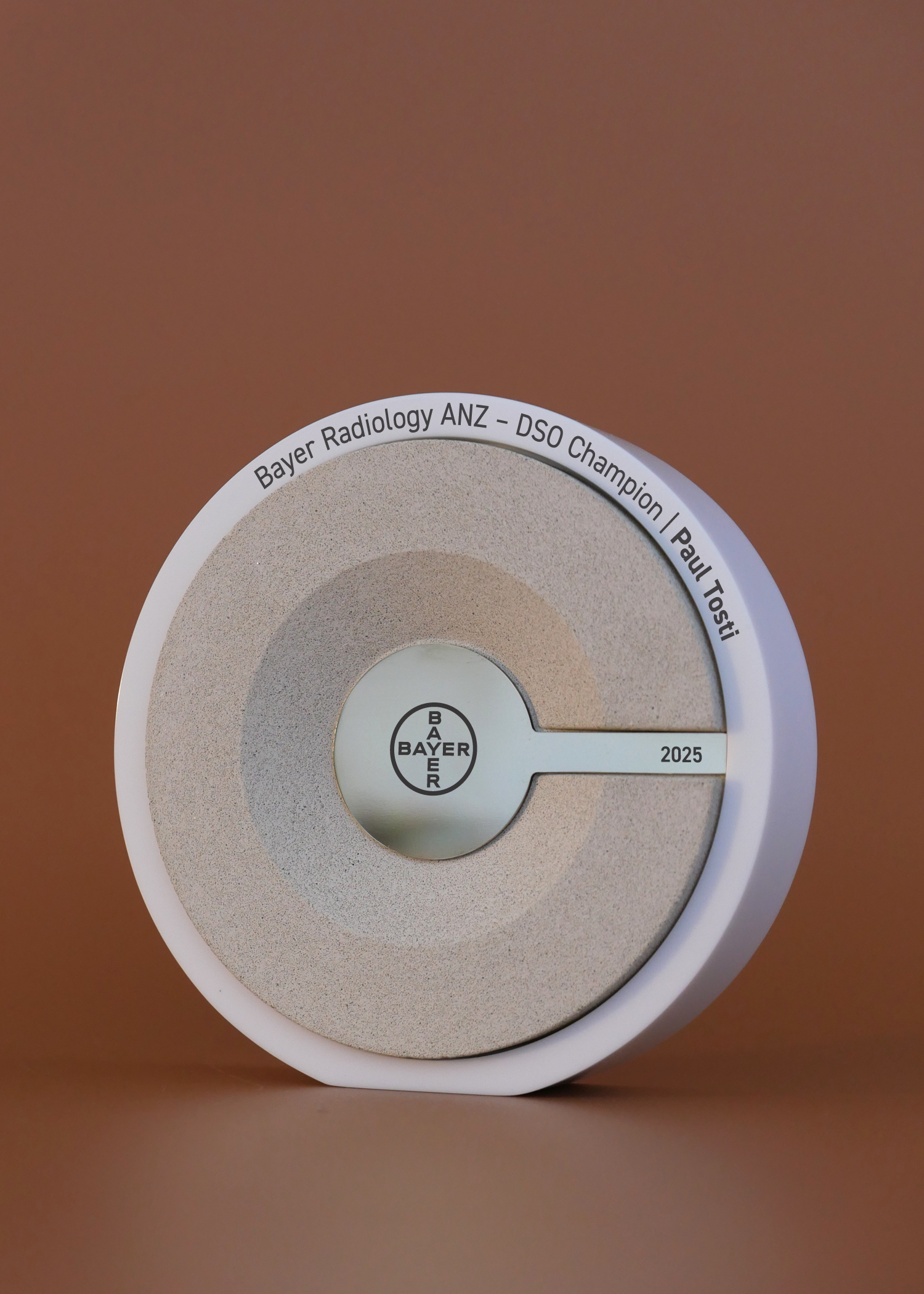 Bayer Momento Award Custom Core Design.