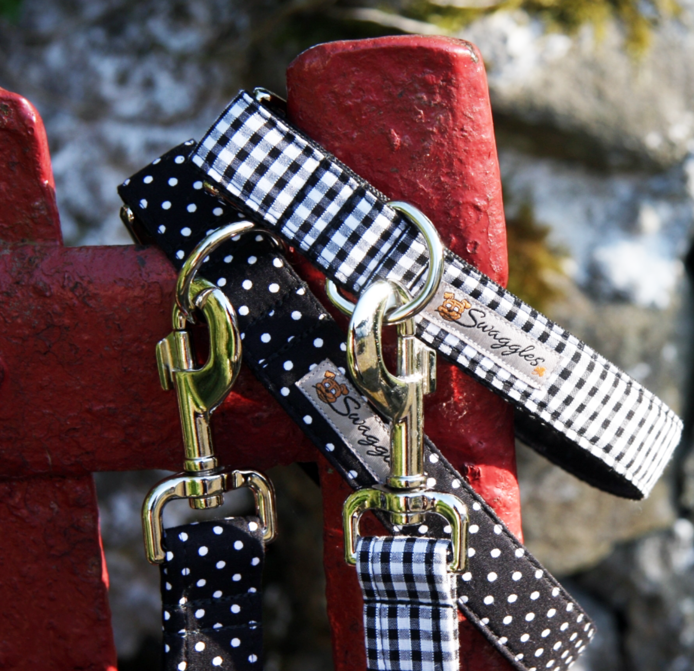 SWAGGLES Inspired by a love of dogs, art and design, these collars & leads are really unique. Find the perfect match for your pooch.