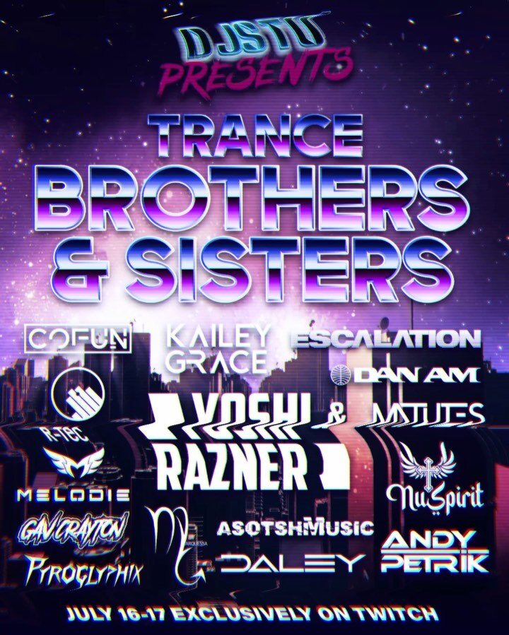 Almost go time! 🚀 Excited to be throwing down with my trance brothers and sisters! 🌎🎶🙌🏼 Many thanks for @dj__stu for organizing and having me 🙏🏼 (swipe 👉🏼 for set times!)

#trance #trancebutter #djescalation #trance4life #trancefamily #tranc
