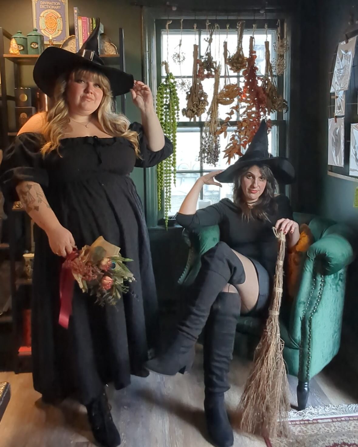 There&rsquo;s a little witch in all of us ✨

We had to sit for a spell @lupa_apothecary and stock up on our lotions, potions and much more for the season! 

Happy Halloween, Flower Fans 🎃🥀

#halloween #allhallowseve #apothecary #sitforaspell #witch