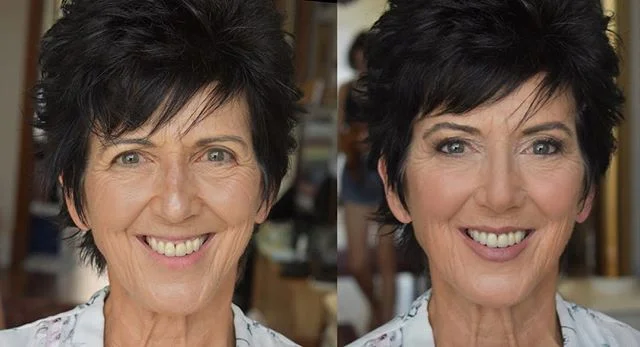 We loved dolling up beautiful mother of the bride, Suzy. She requested a natural look, with a bit of definition around the eyes as she wears glasses. We appreciated her taking care us of and making sure we had enough water and food all day. Such a th