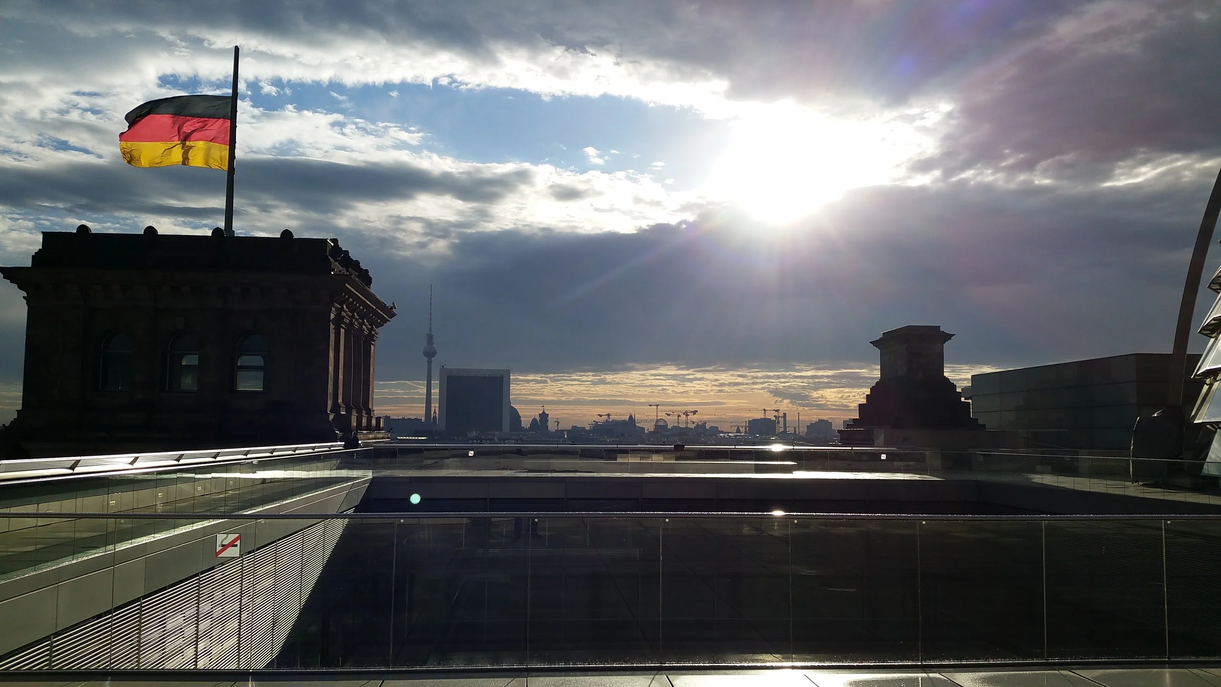 View from the roof of the Reichstag