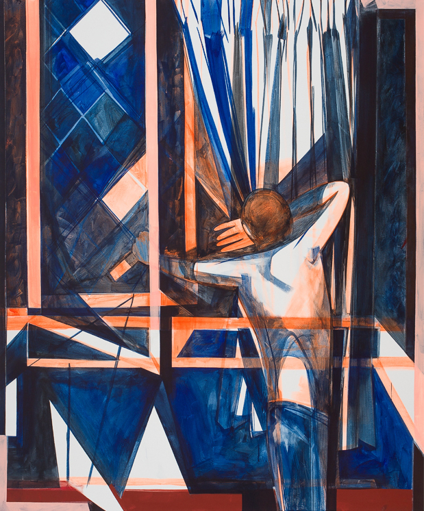 Body back , 2013, acrylic on canvas, 72x60 in