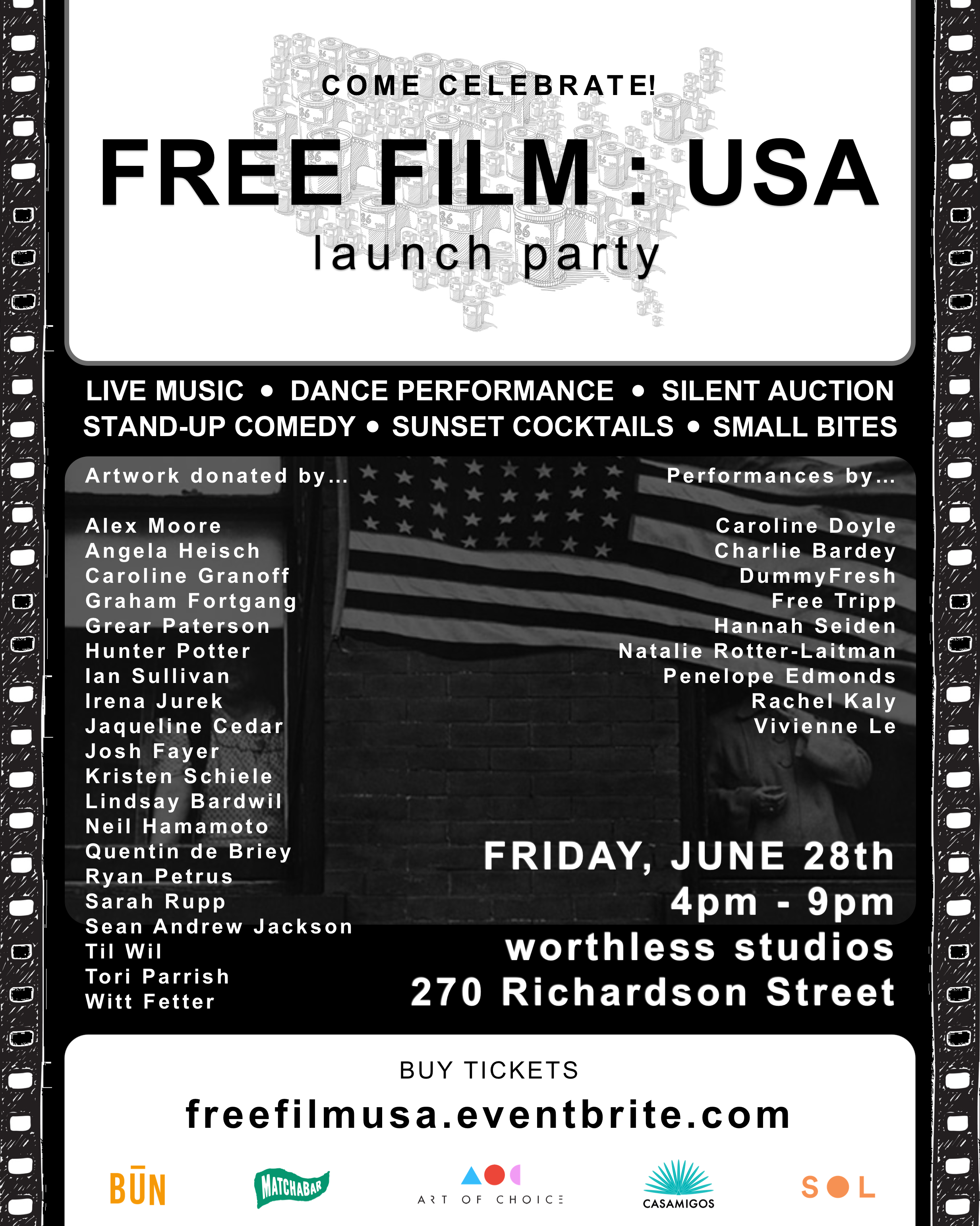 FREE FILM : USA SILENT AUCTION WORTHLESS STUDIOS, BROOKLYN NY JUNE 2019