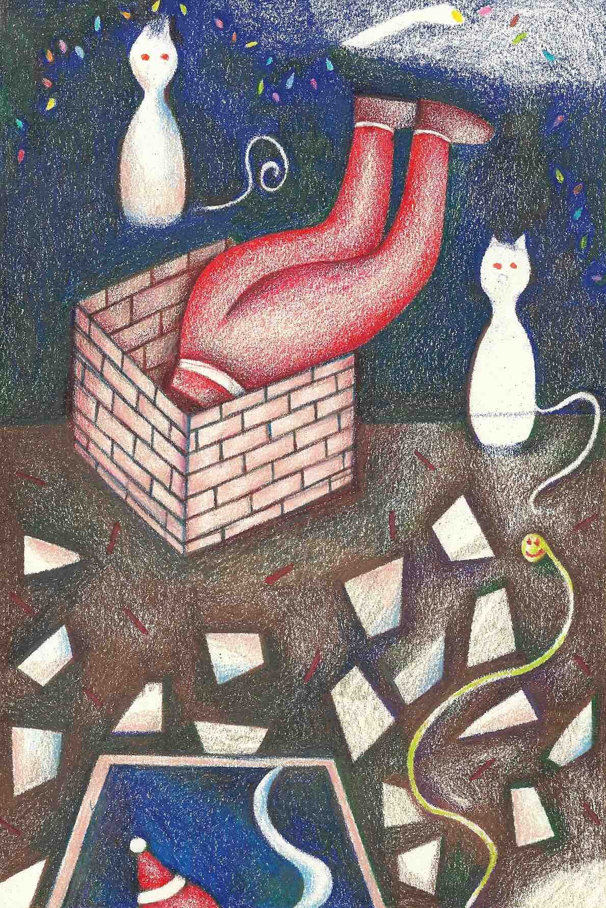  2021, colored pencil on paper, 9x6.5 in 