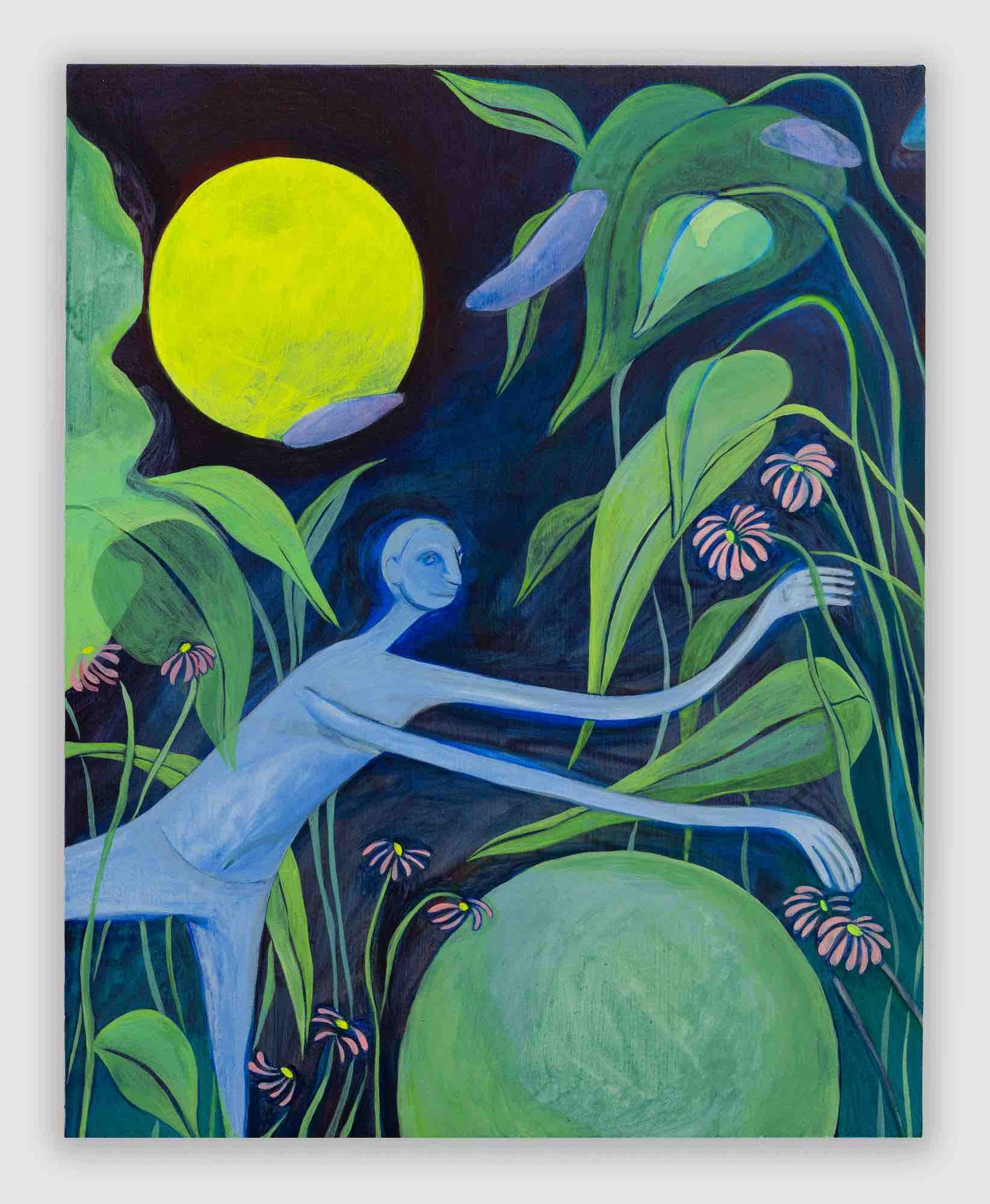    Night Poem    Acrylic on panel  10 x 8 inches 