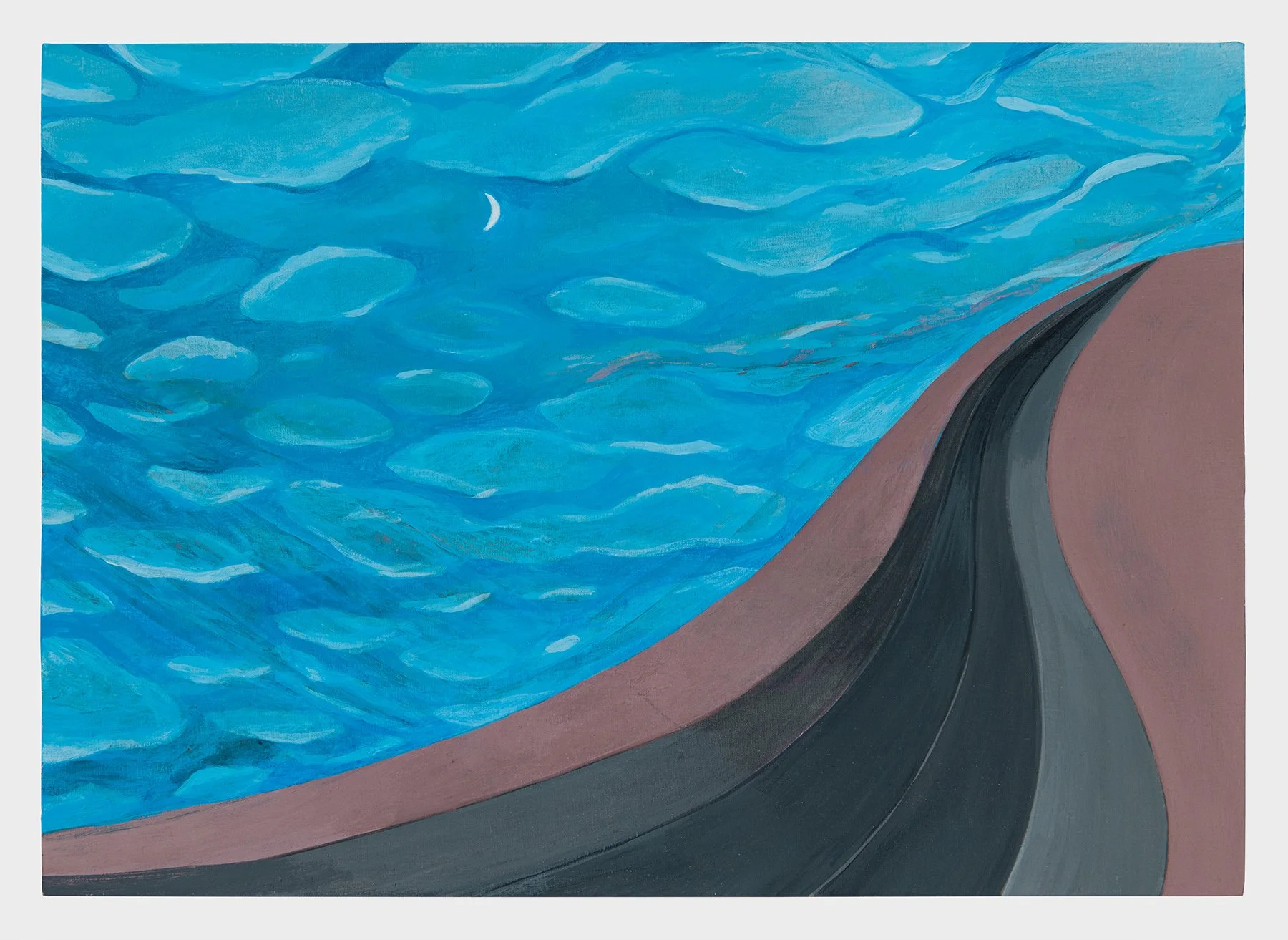    Edge    Acrylic on panel  5 × 7 inches 