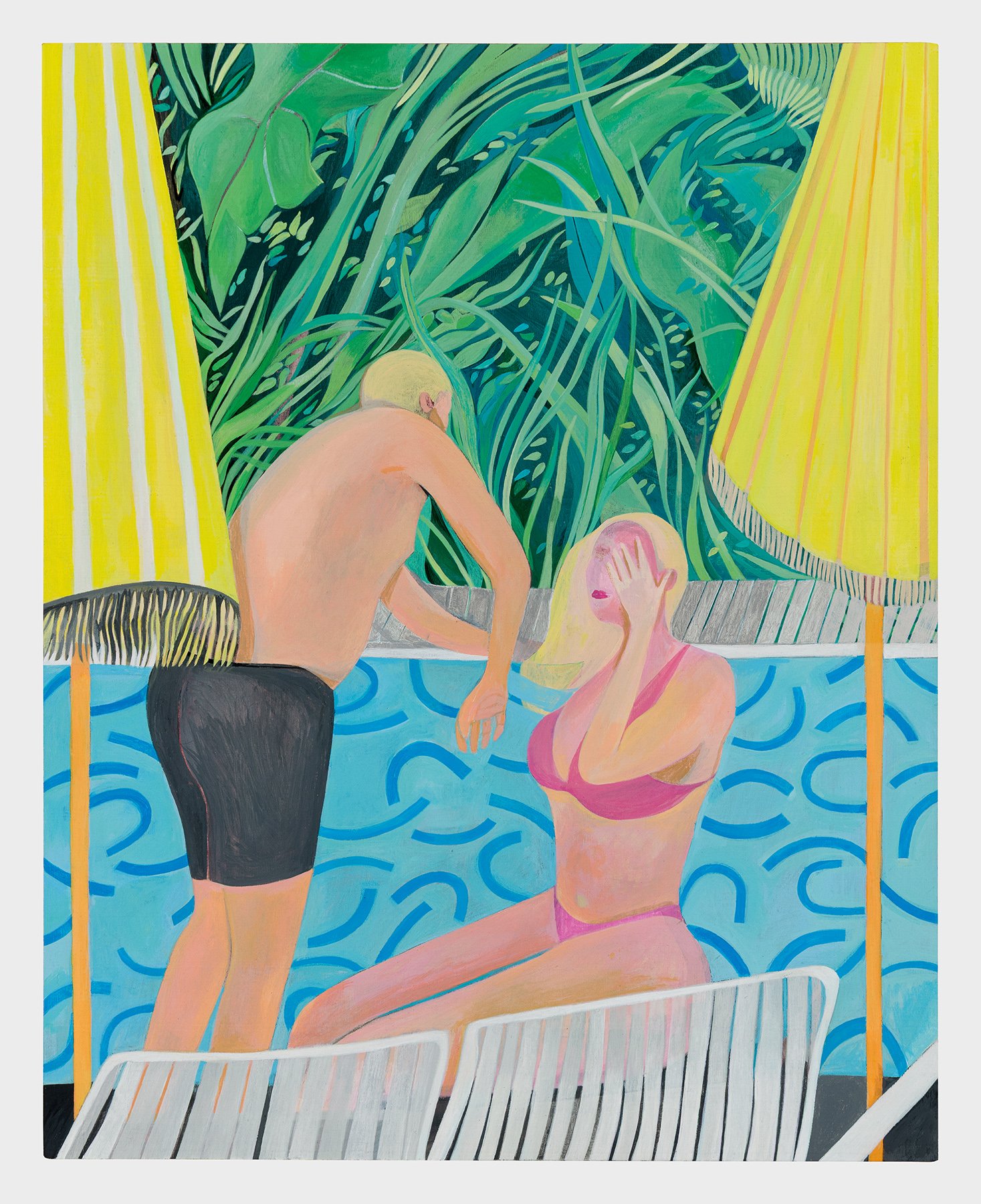    Sunning    Acrylic on panel  10 × 8 inches 