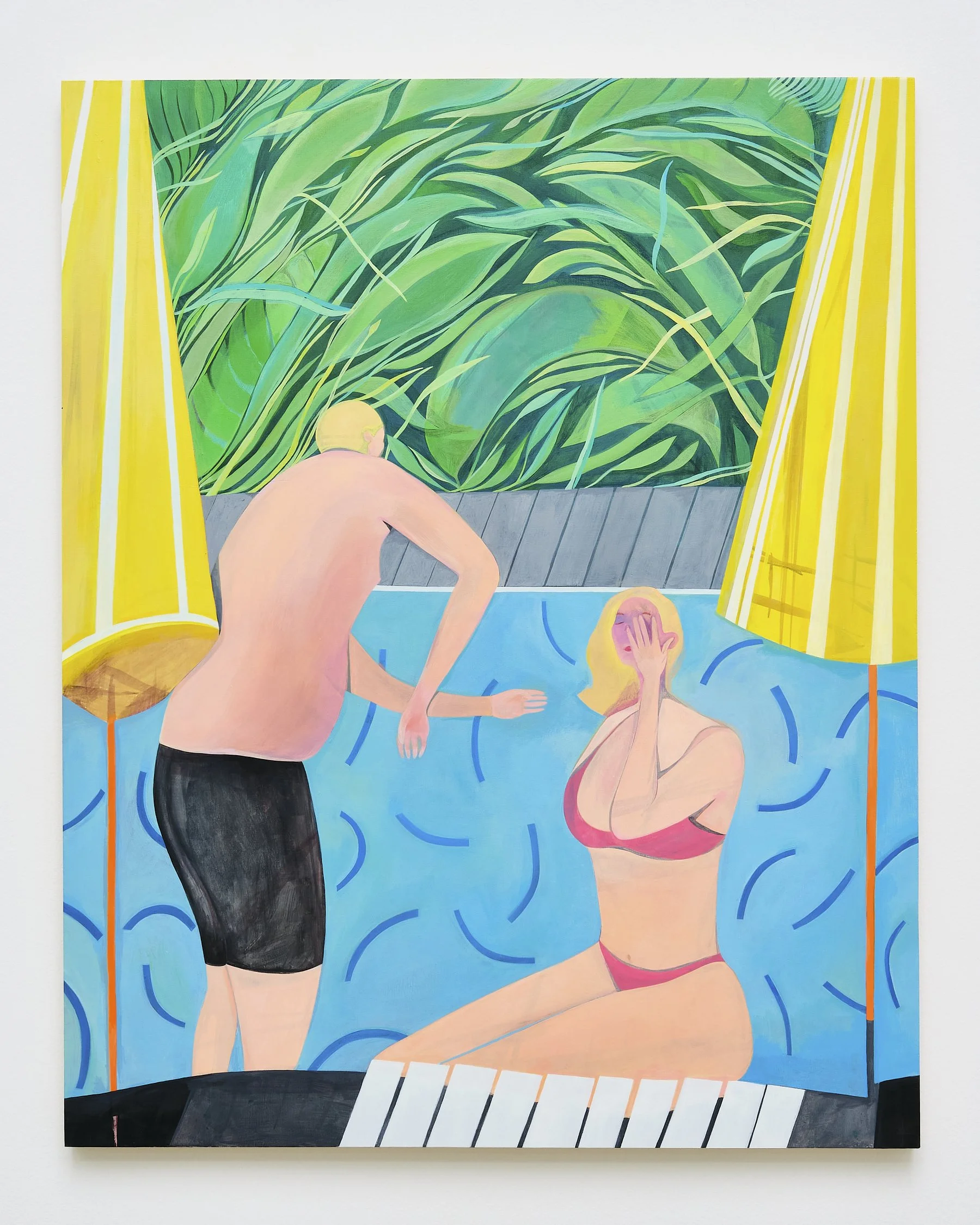    Sunscreen    Acrylic on panel  30 × 24 inches 