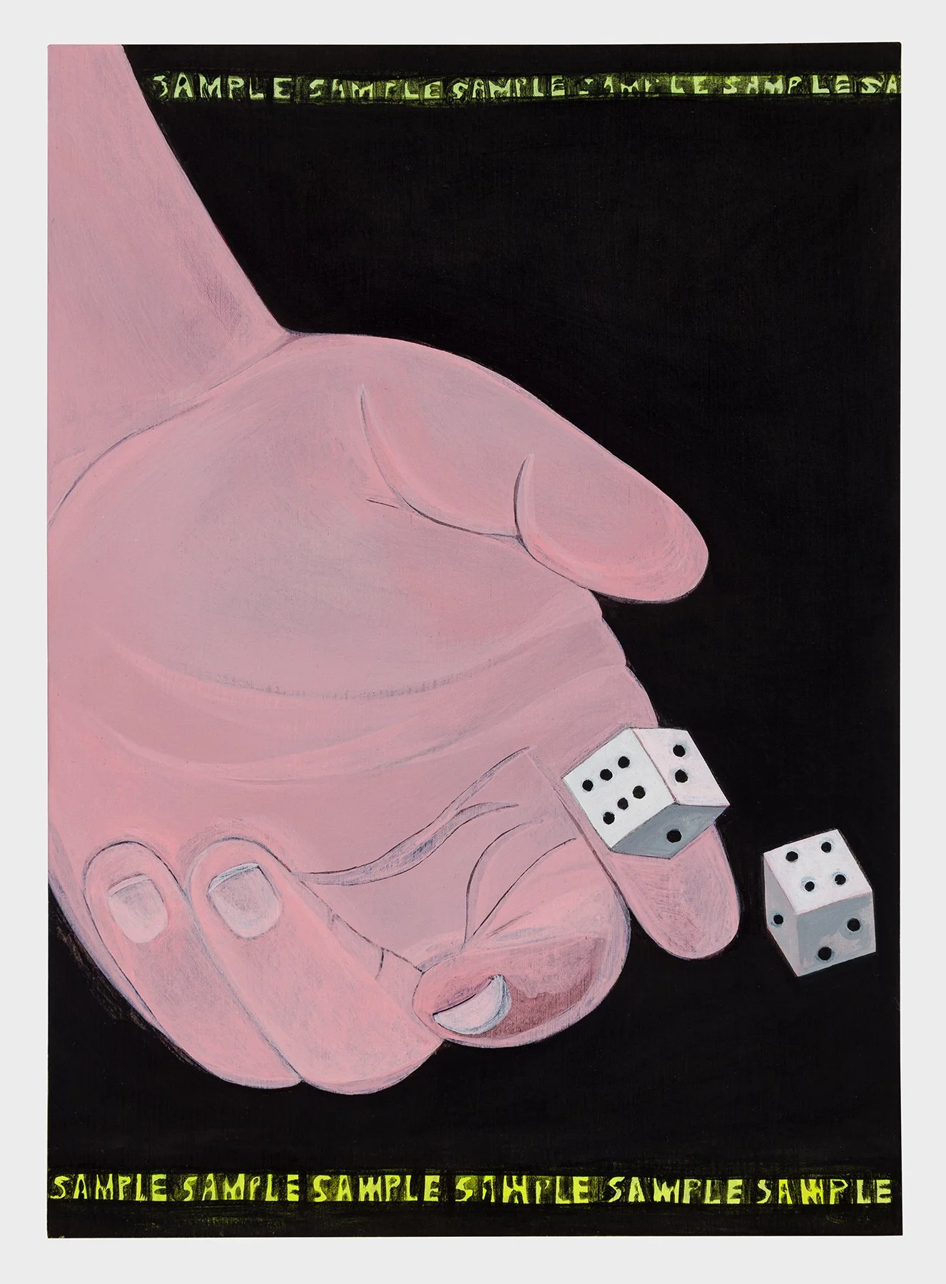   Sample    Acrylic on panel  7 × 5 inches 
