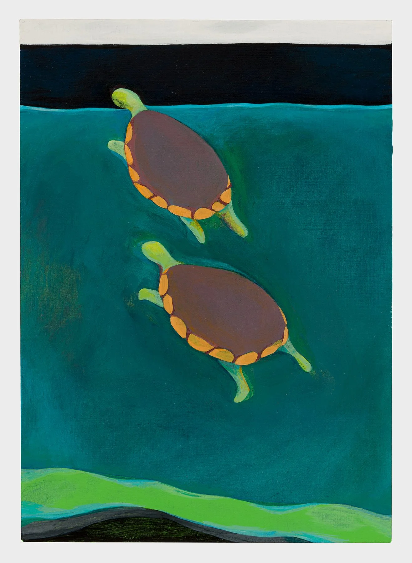    Surf    Acrylic on panel  7 × 5 inches 