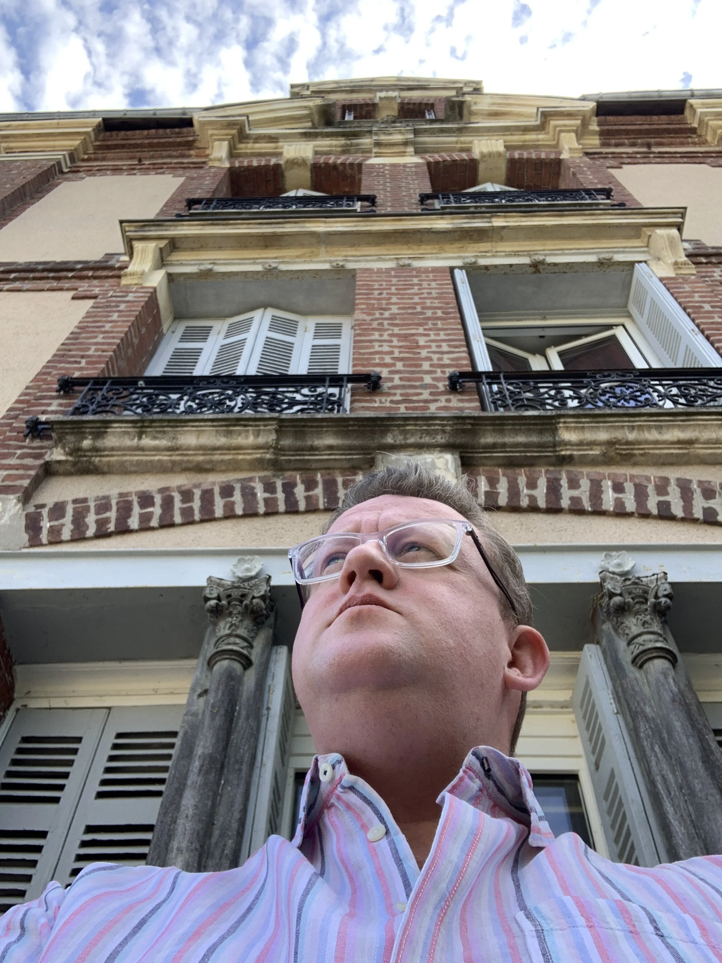 Andrew in Honfleur 2019