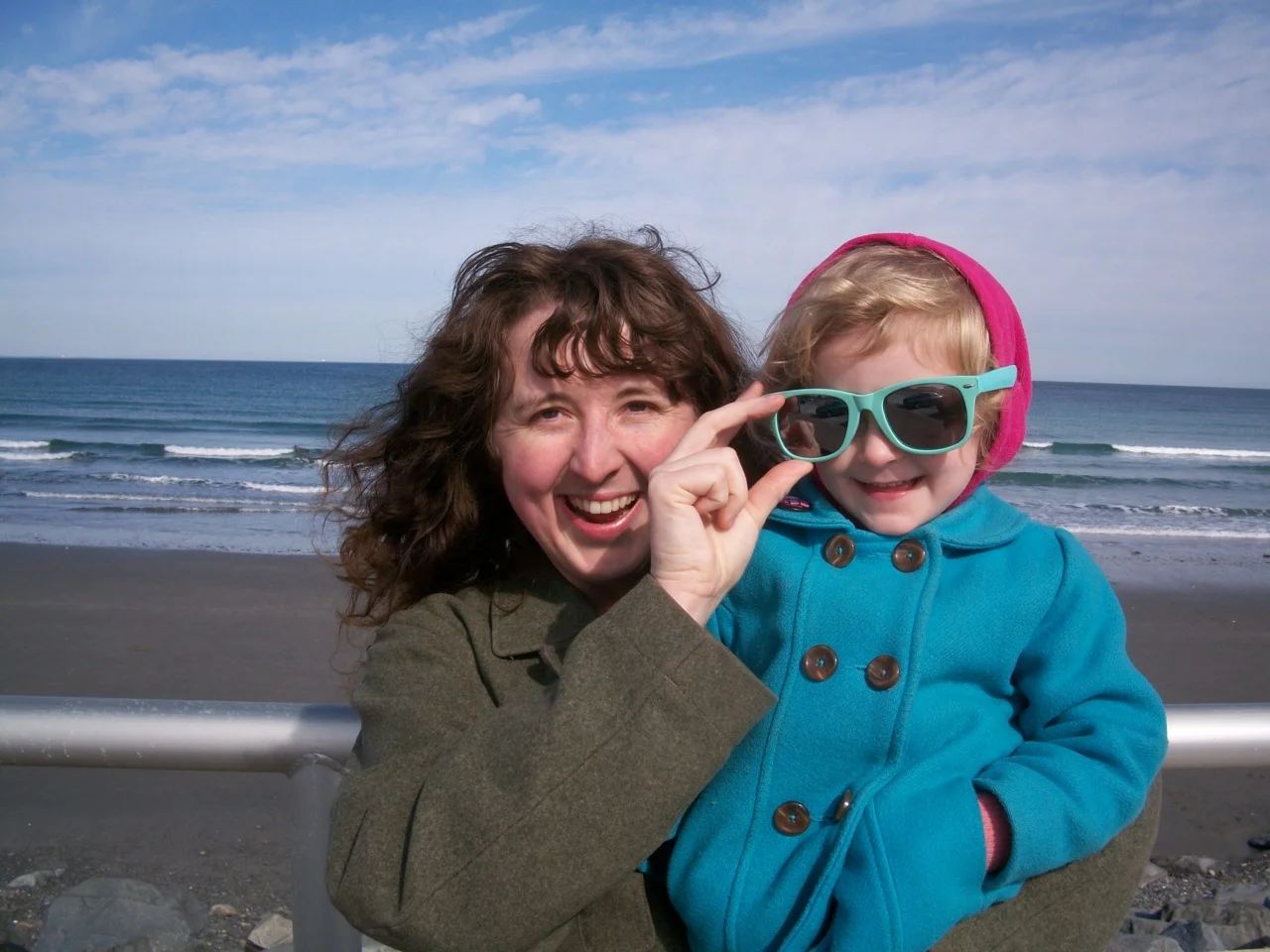 GPOYNiece, put up in order to remind me that some days you get to be at the beach in February with your nieces and nephews. They are wise and young. PS. Forgive my hair! (Additionally, and it is hard to see, but the jacket I am wearing is a $25 surplus from the 1941 Swedish Army. It is boiled wool and it is the warmest thing I own. I have a lot of stories about it. My brother-in-law was in the Swedish Army for his mandatory year. Sometimes I make jokes about it because, you know, Sweden and its many wars… once when I was polishing boots in front of him, he took over and spit-n’-shined them in the span of a minute. He chalks that skill up to the army.)