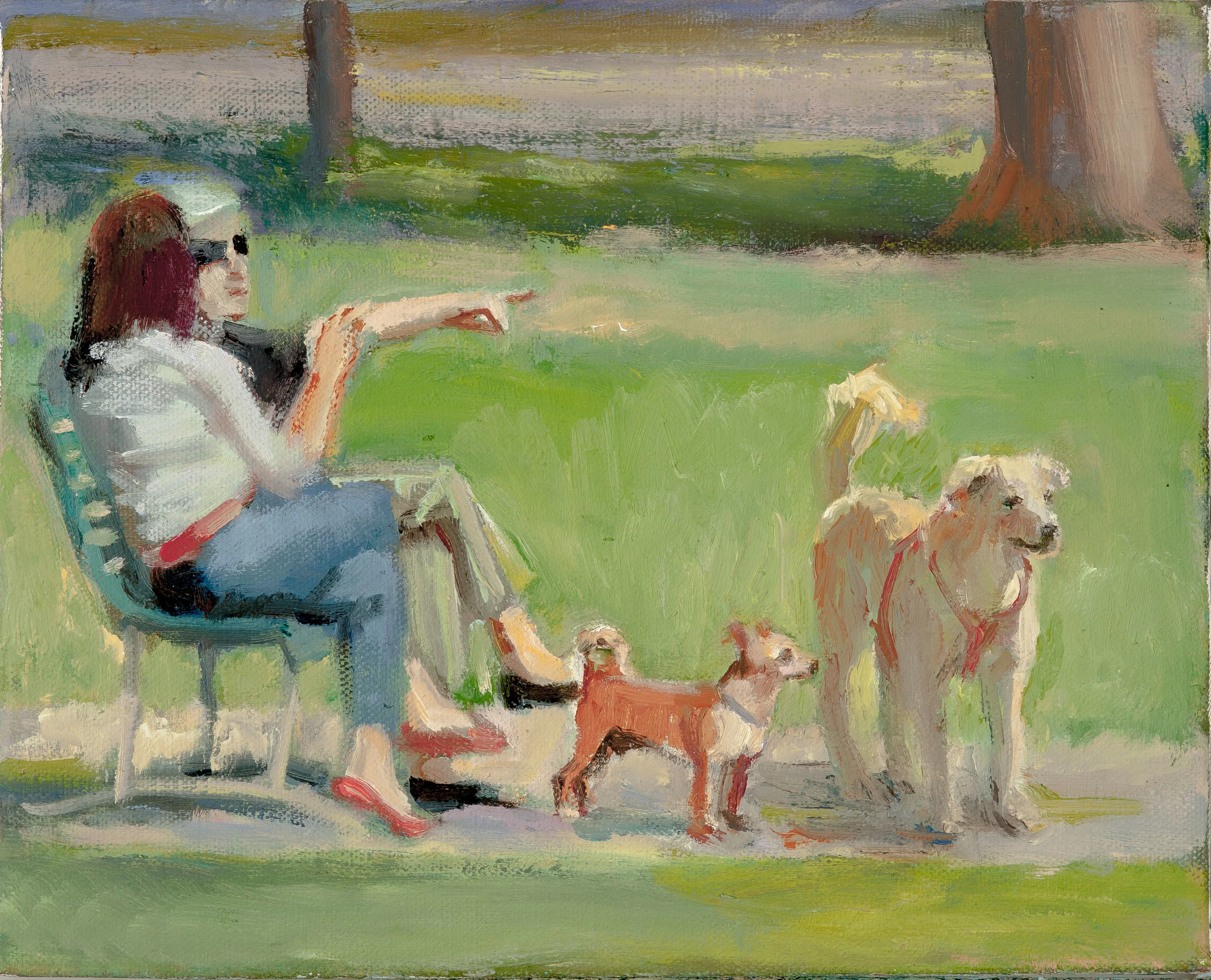Pointing Woman