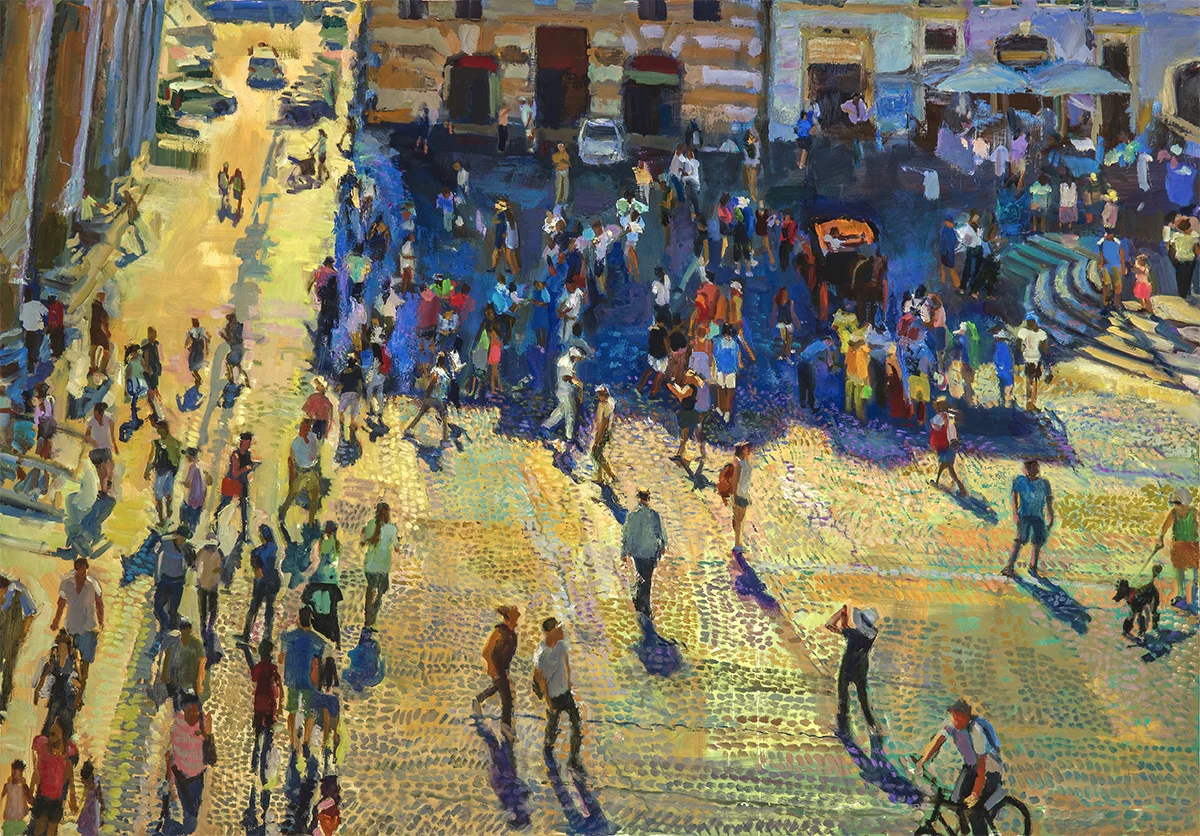 Piazza Rotonda Crowd