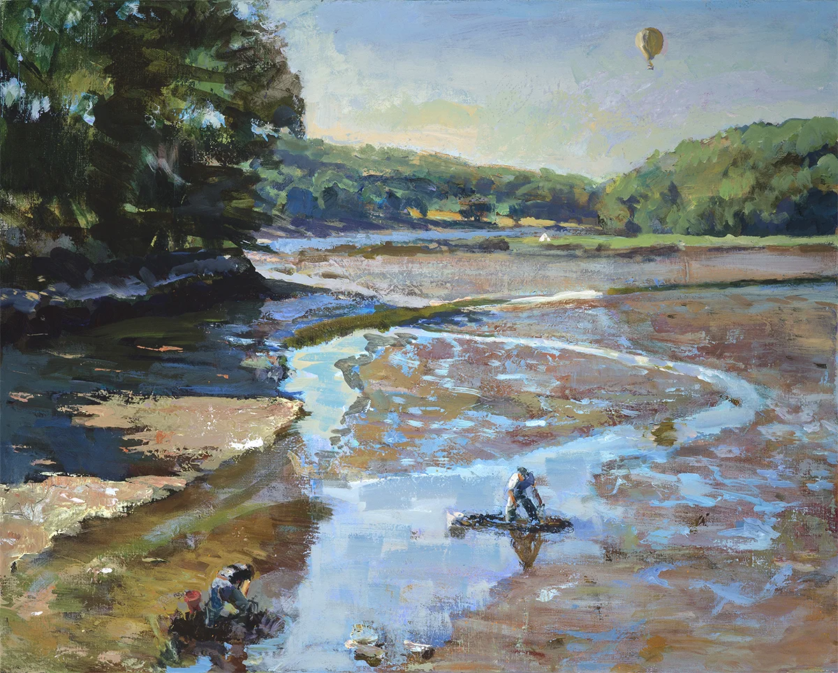 Clammers in a Landscape