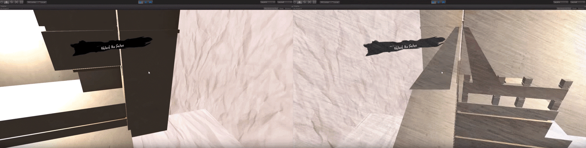 shift: You can control both characters who work together to help each other