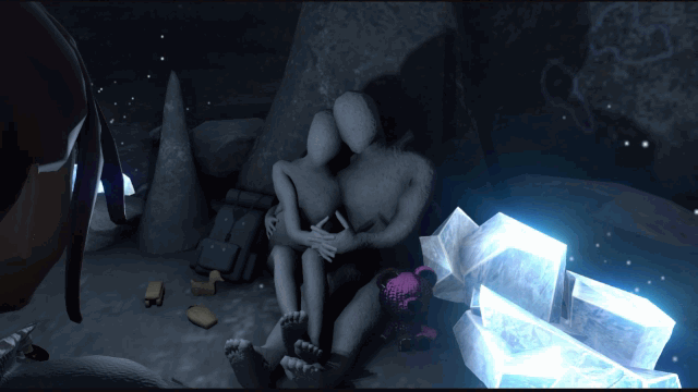 testing out facial animations and blendshapes