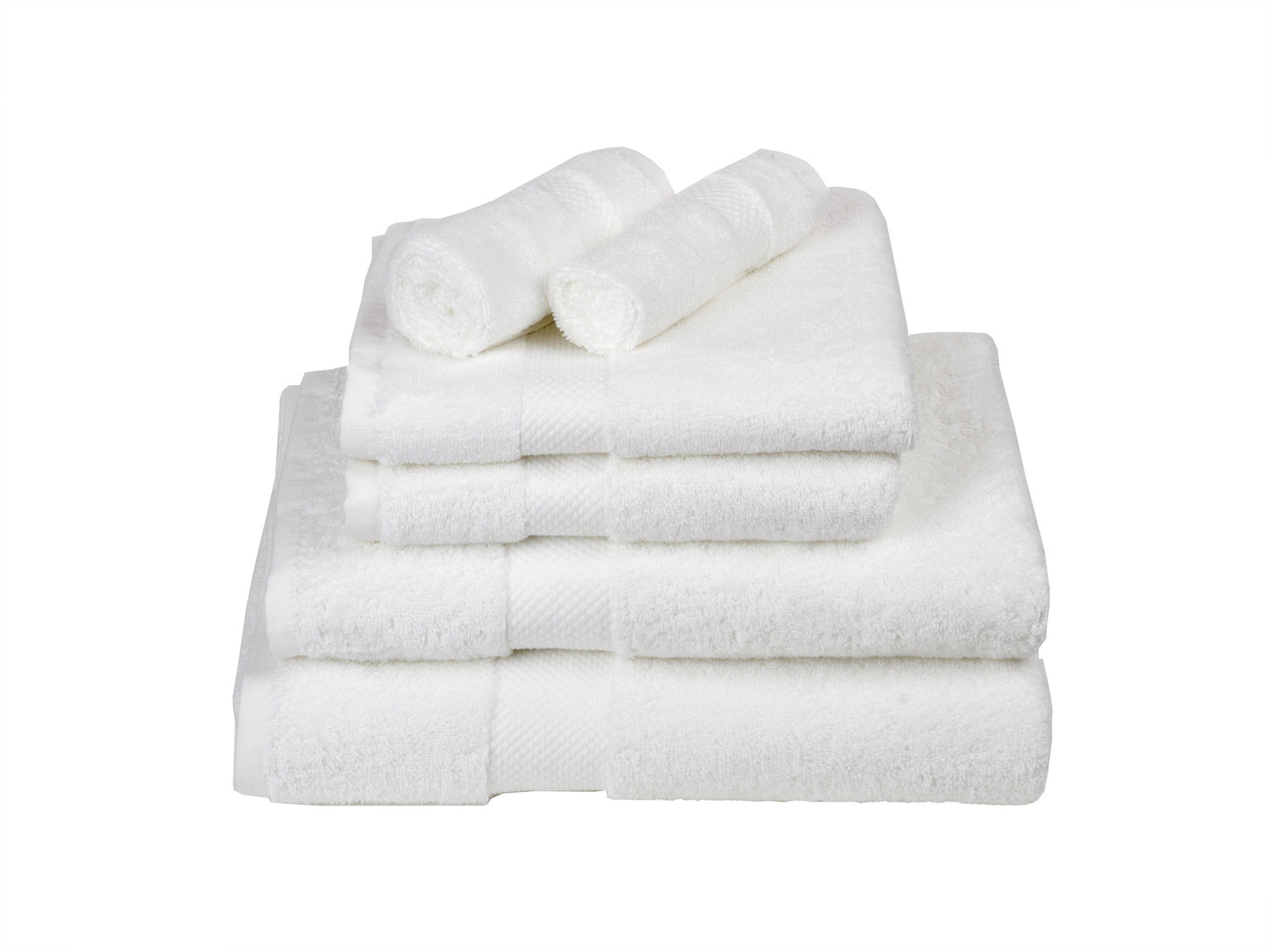 White 6 Piece Towel Set — Fundraising with Simply Sheets