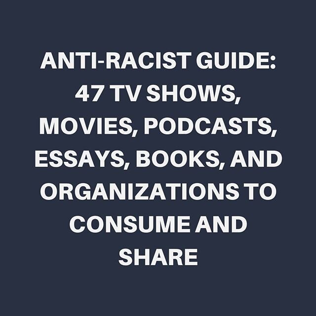 For anyone interested in learning more about the systemic racism occurring in our country today, we&rsquo;ve put together the above guide as a helpful jumping-off point. A mix of movies, books, podcasts, and more, these resources are meant not only t
