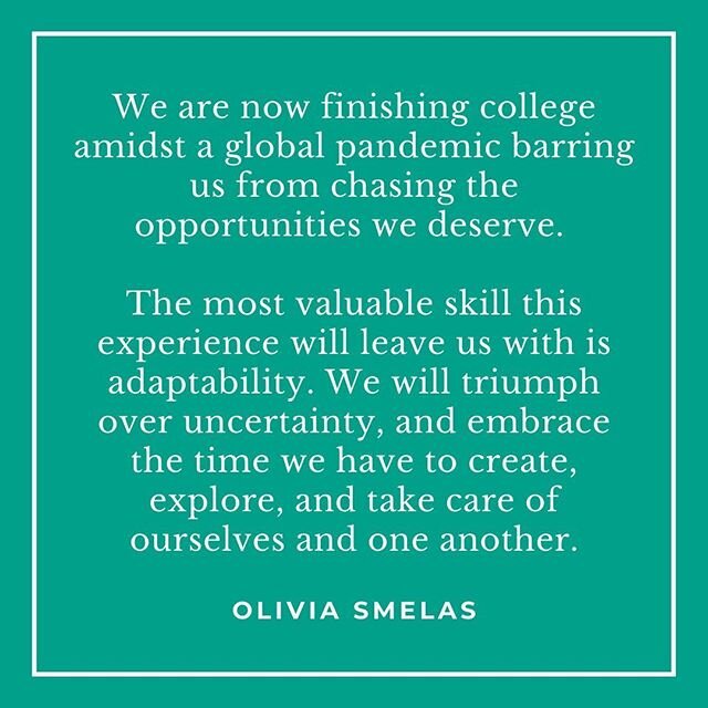 According to contributing editor @oliviasmelas, the key to navigating these uncertain times, especially for college students, is ✨adaptability✨. Now is the time to adapt, take action, and take care of one another.
⠀⠀⠀⠀⠀⠀⠀⠀⠀
To read more of her open l