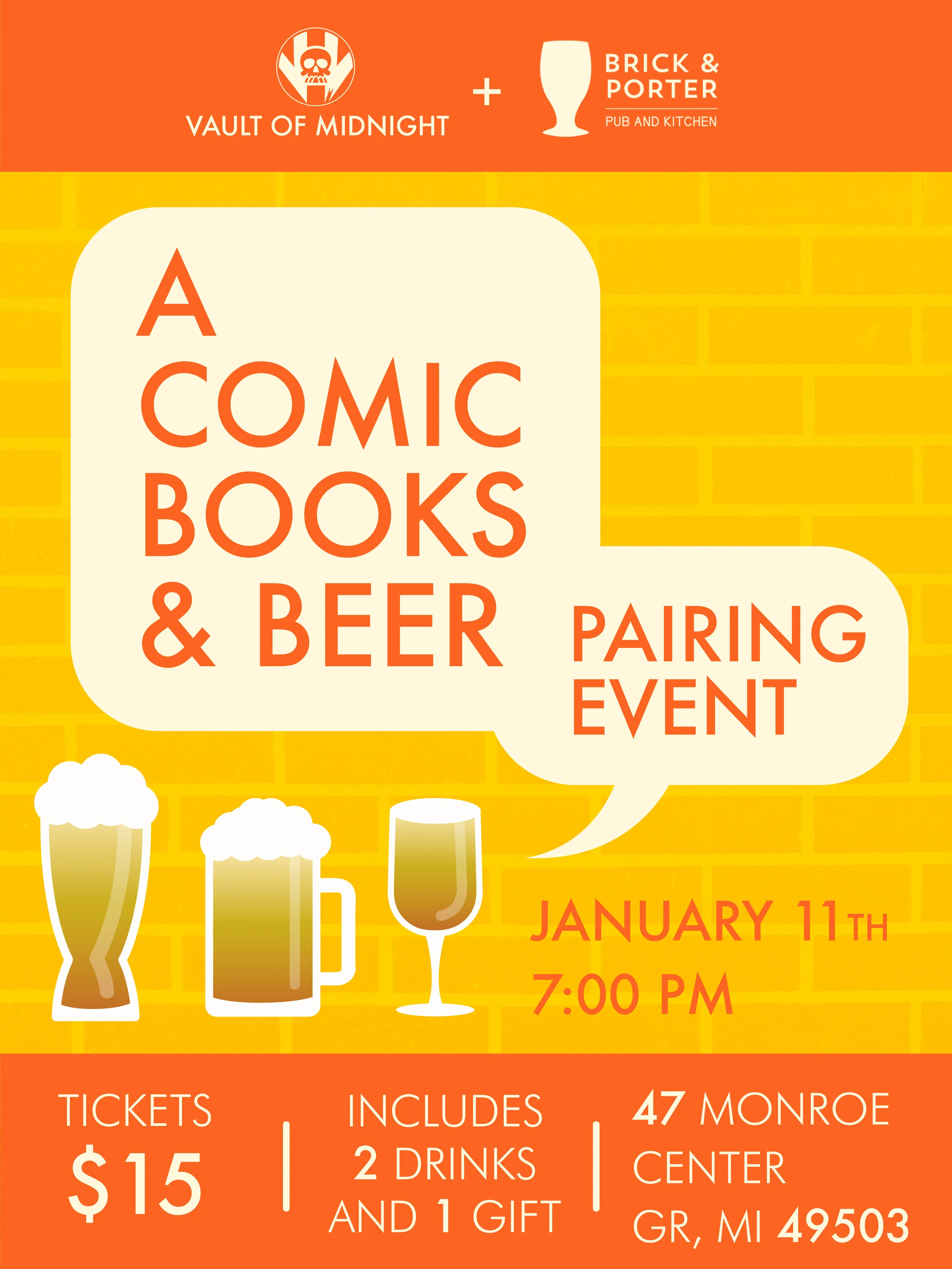 A Comic Books & Beer Pairing Event