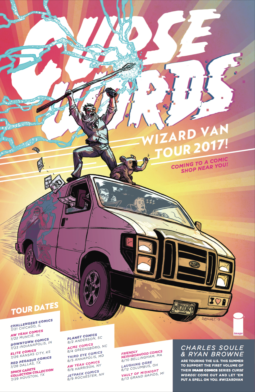 Curse Words Wizard Van Tour