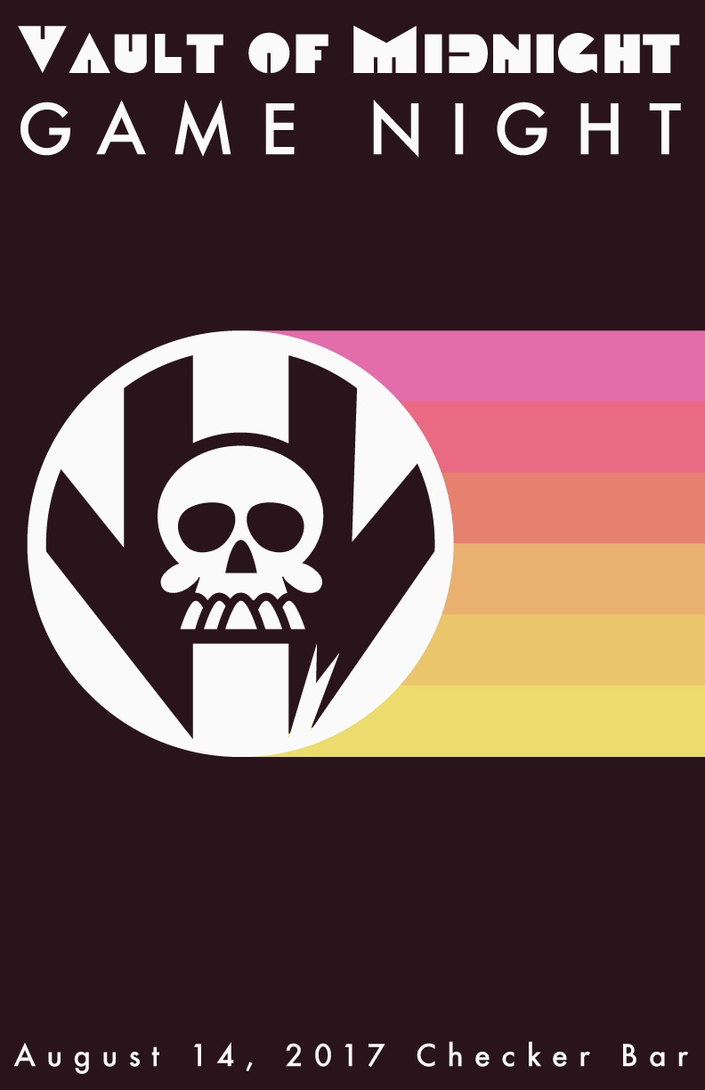 Checker Bar Game Night