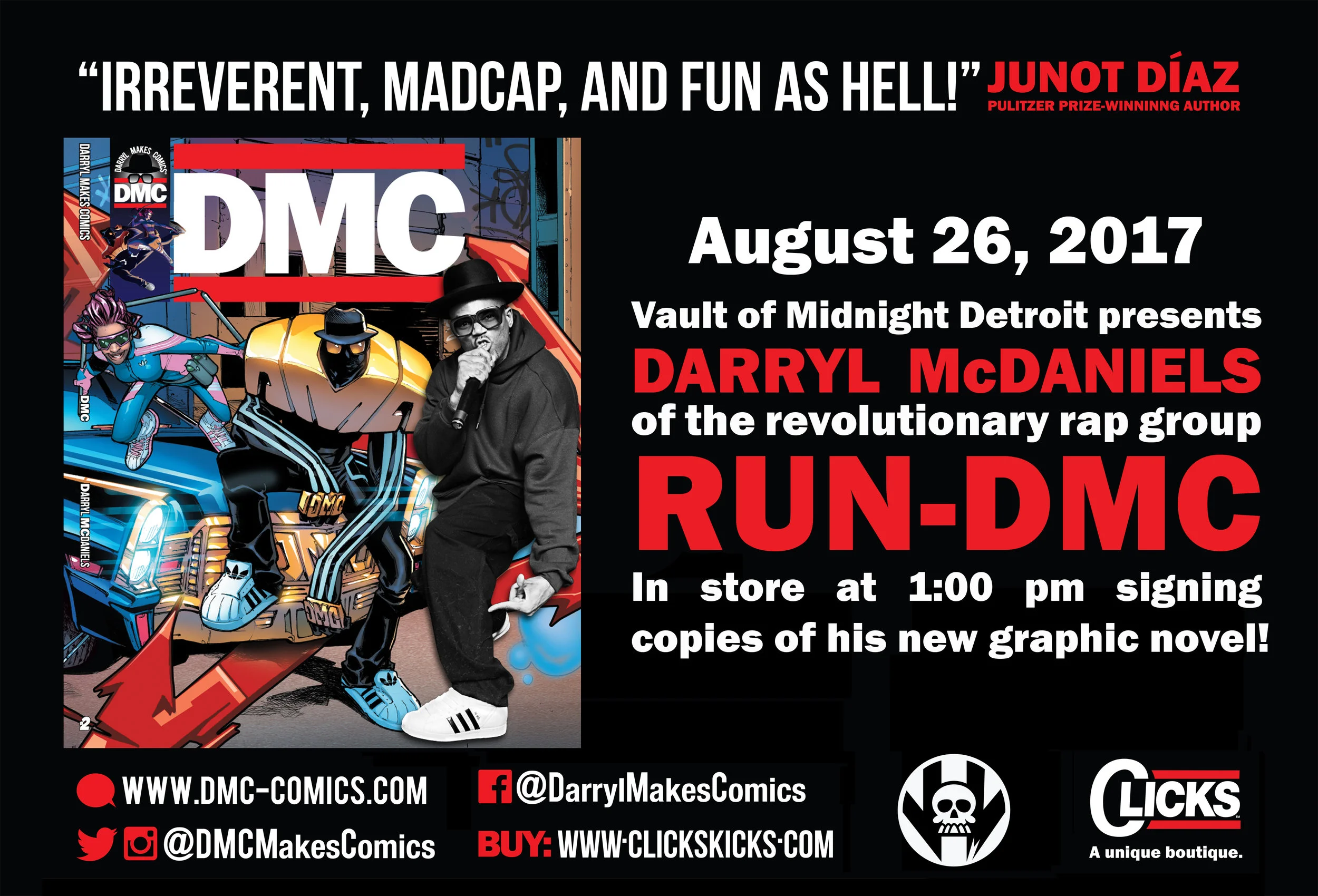 Darryl McDaniels of RUN-DMC In Store Signing!