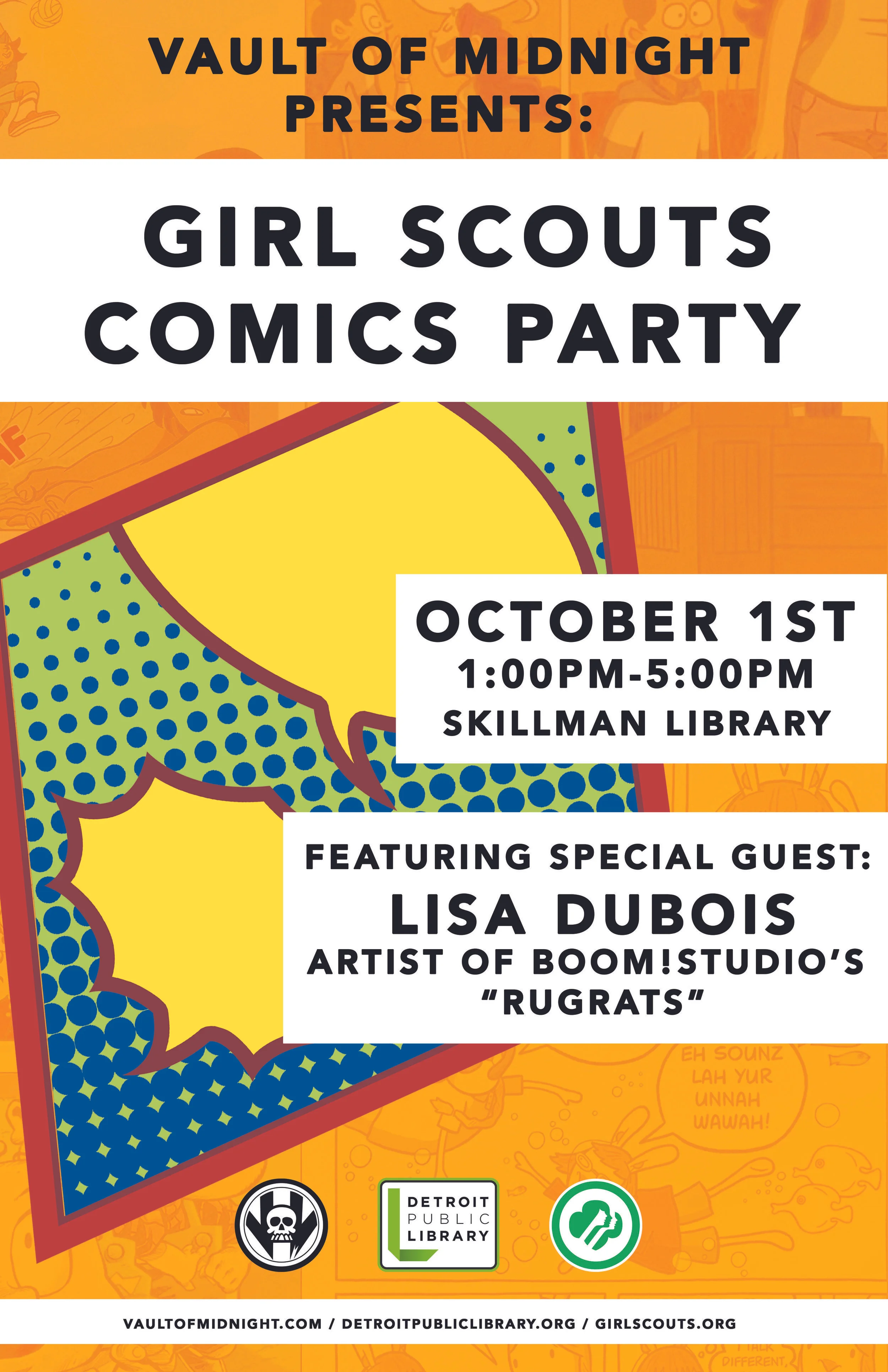 Girl Scouts Comics Party