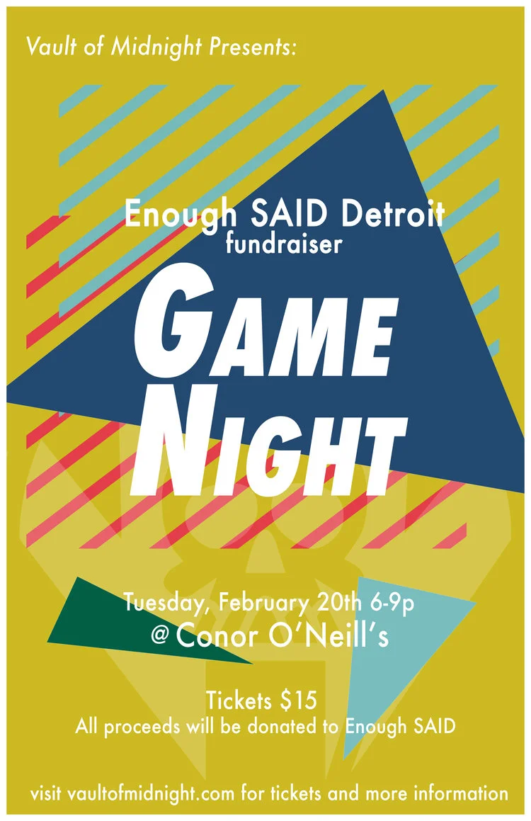 Enough SAID Fundraiser Game Night - Ann Arbor
