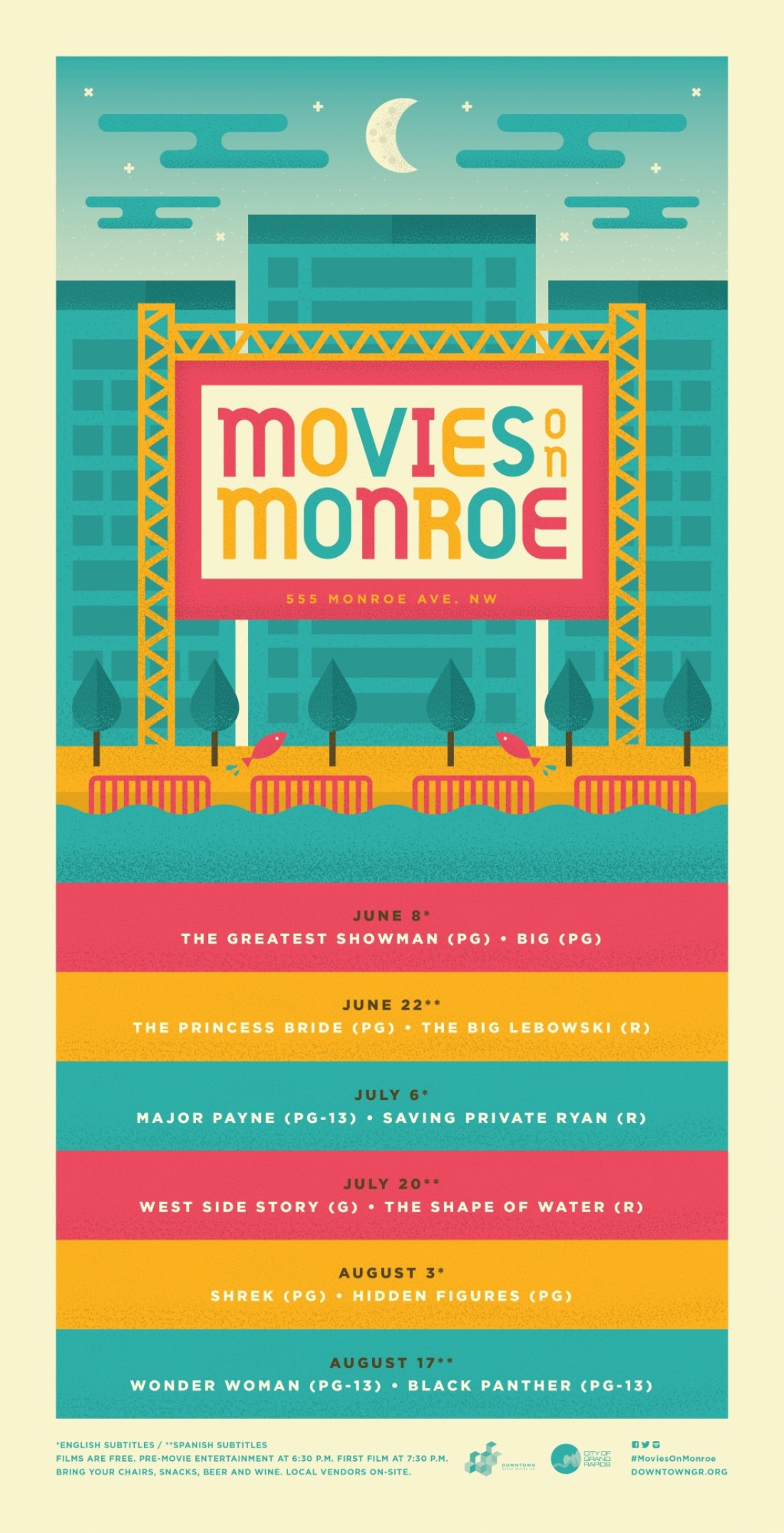 Movies on Monroe: Black Panther & Wonder Woman