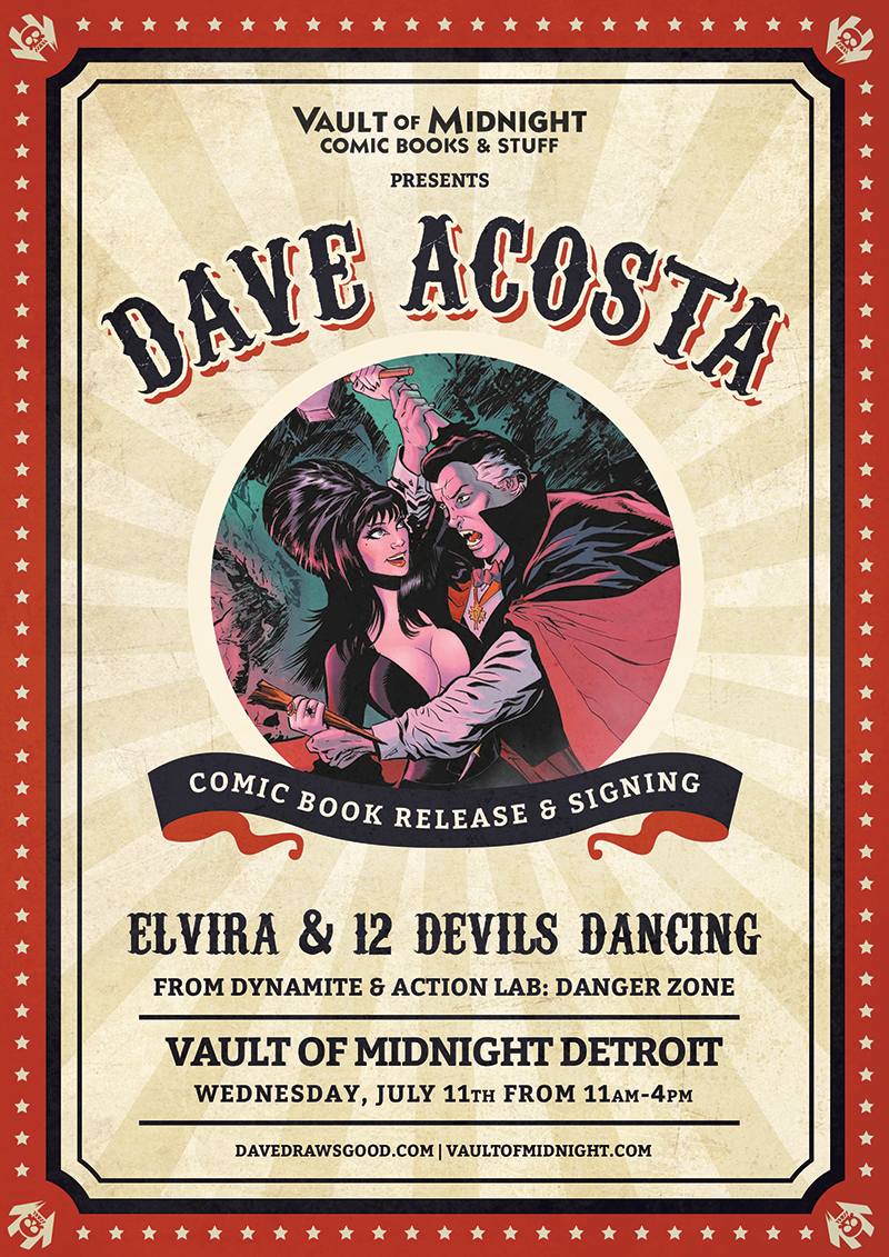 Dave Acosta Comic Book Release