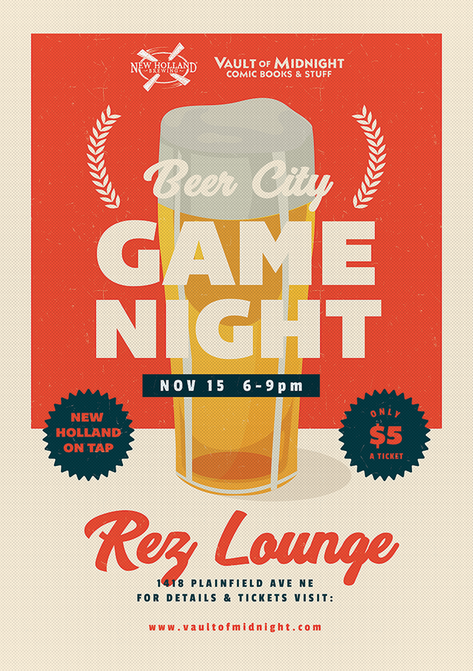 SOLD OUT - Beer City Game Night