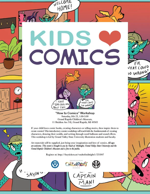 *SOLD OUT* How to Comics Workshop
