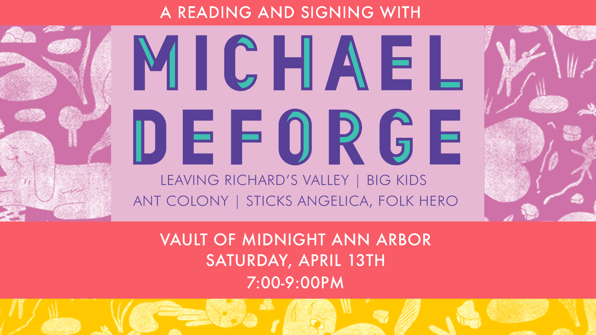 Michael DeForge Signing