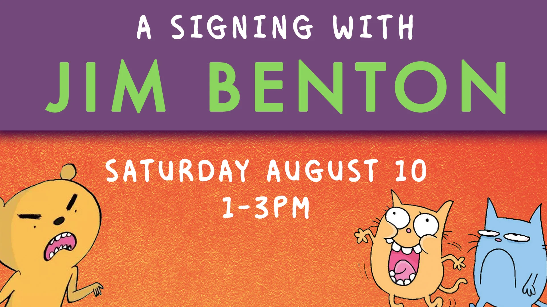 Jim Benton Signing