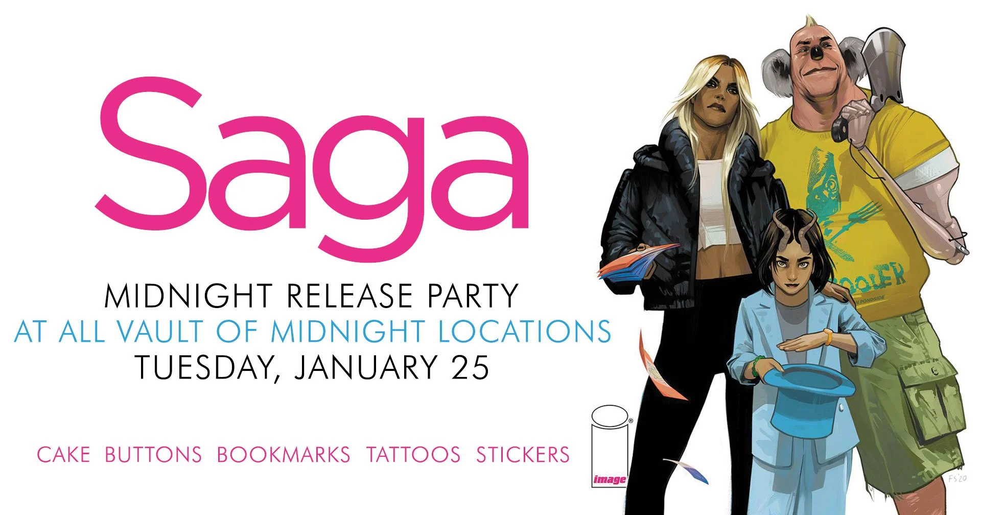 Saga Midnight Release Party