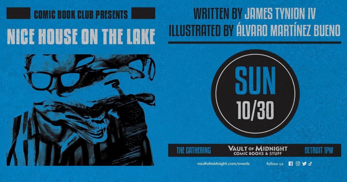 COMIC BOOK CLUB- NICE HOUSE ON THE LAKE