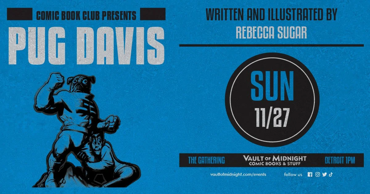 COMIC BOOK CLUB- PUG DAVIS