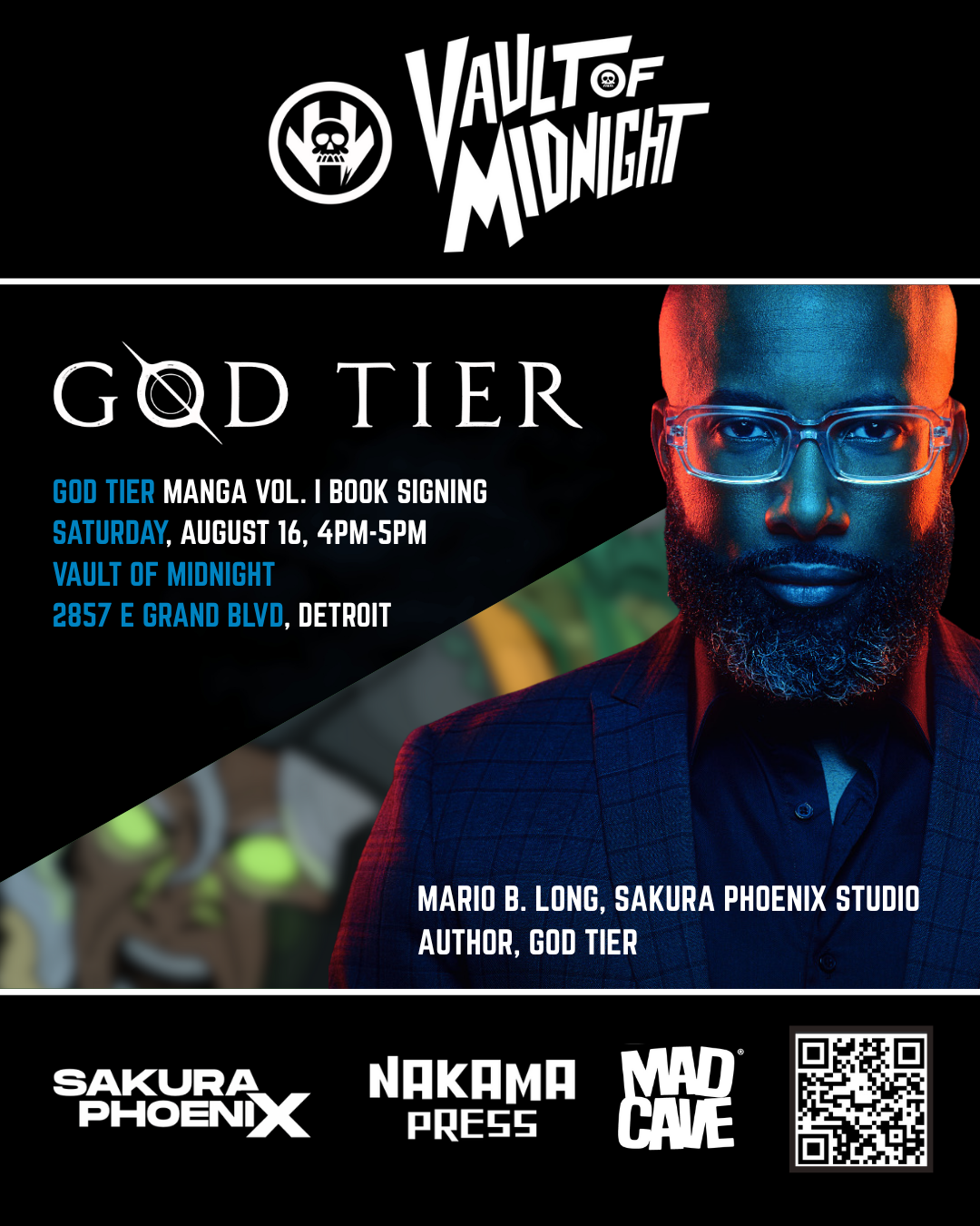 GOD TIER SINGING EVENT WITH MARIO LONG