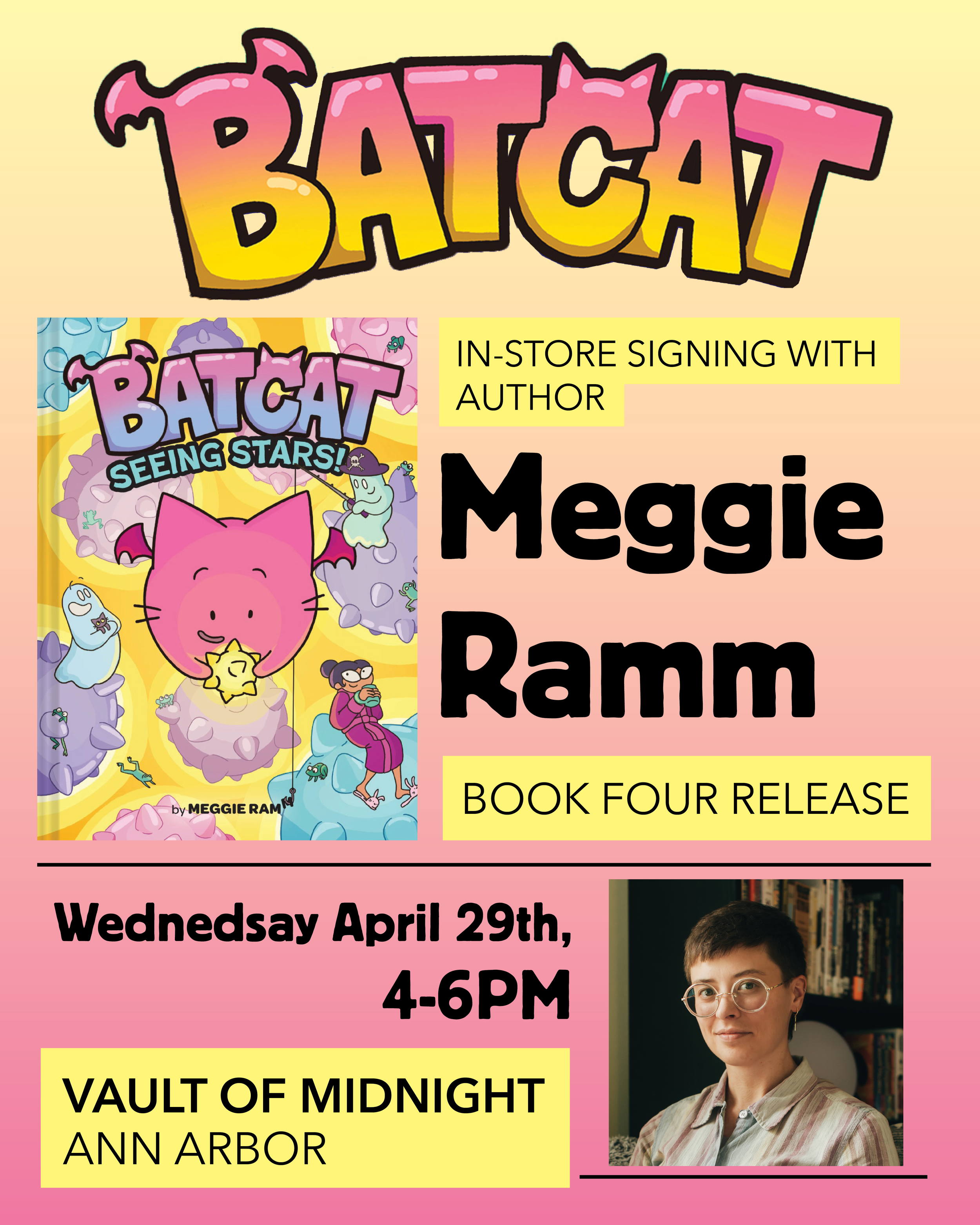 MEGGIE RAMM BATCAT SEEING STARS SIGNING EVENT 