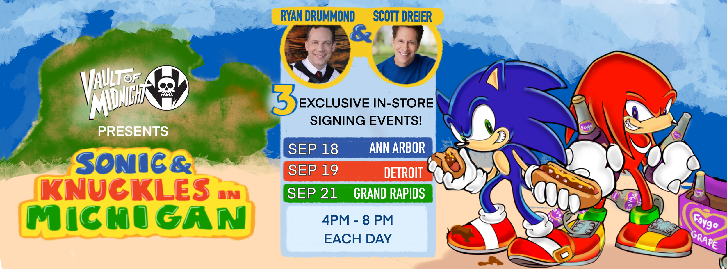 SONIC AND KNUCKLES SIGNING EVENT - GRAND RAPIDS