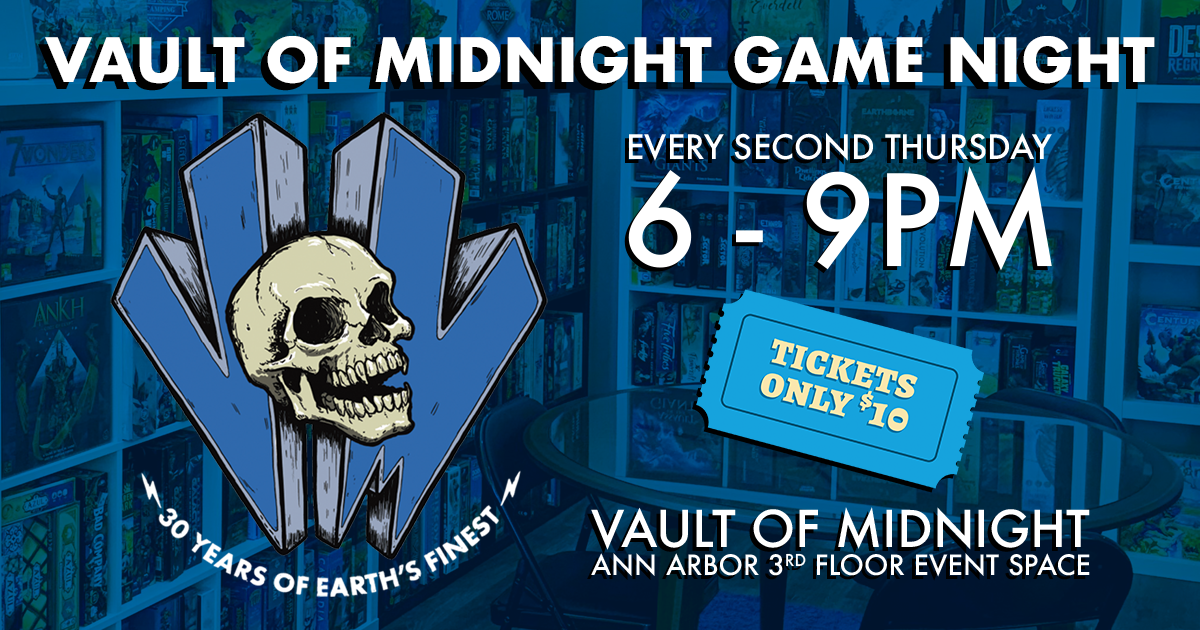 GAME NIGHT ANN ARBOR - SEPTEMBER 2026