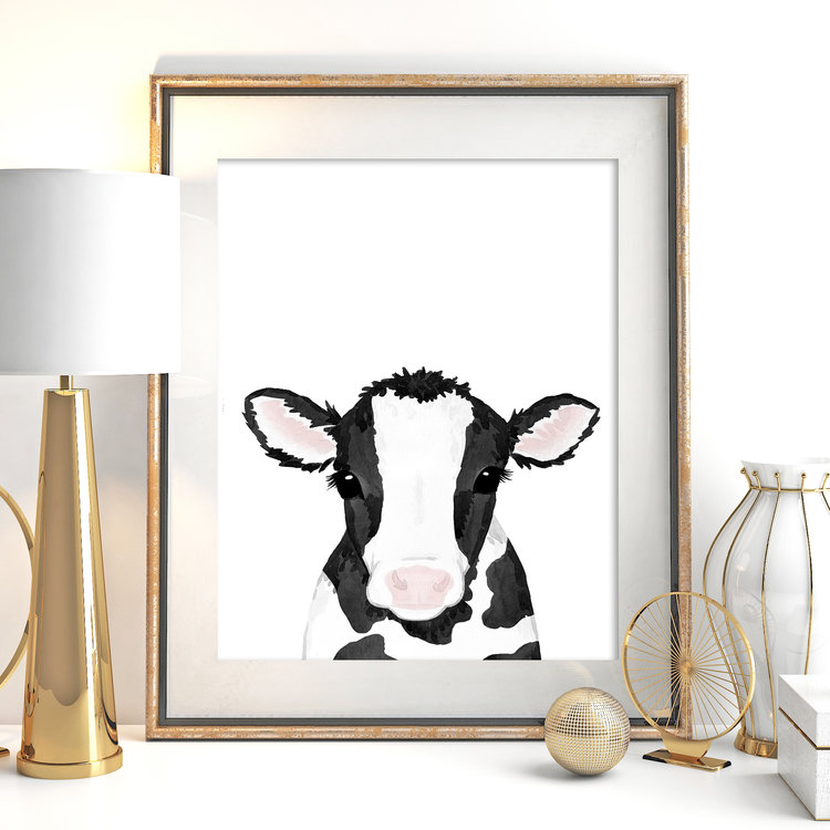 Baby Black Cow Print — Tori Frey