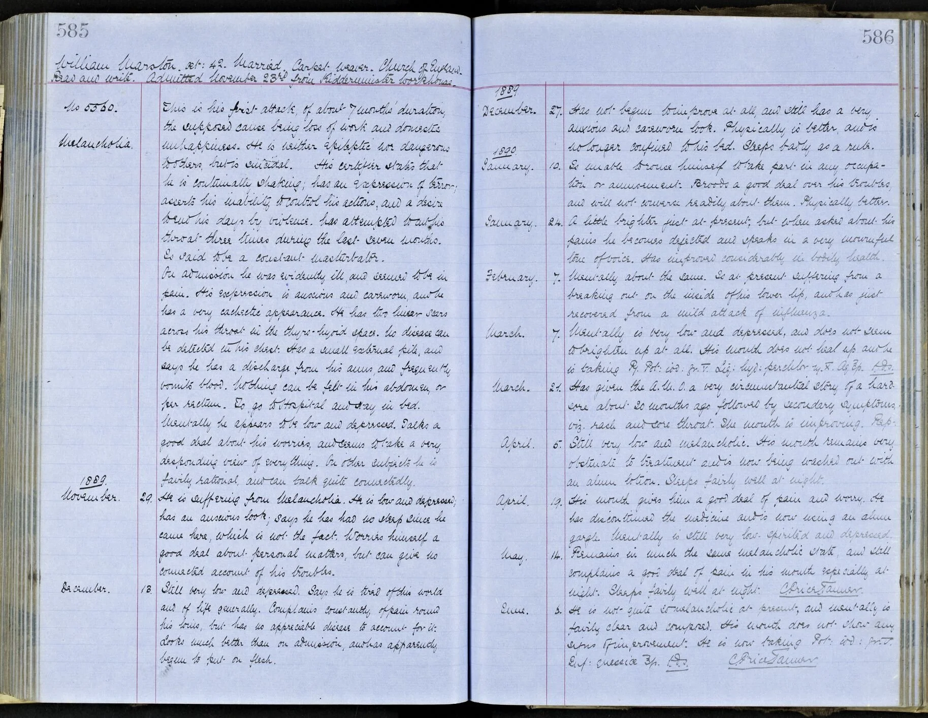 A PAGE OF william marston case notes