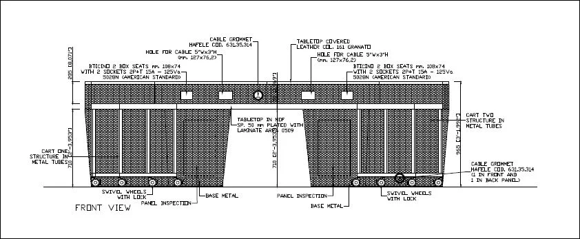 Table by Tecno,Italy