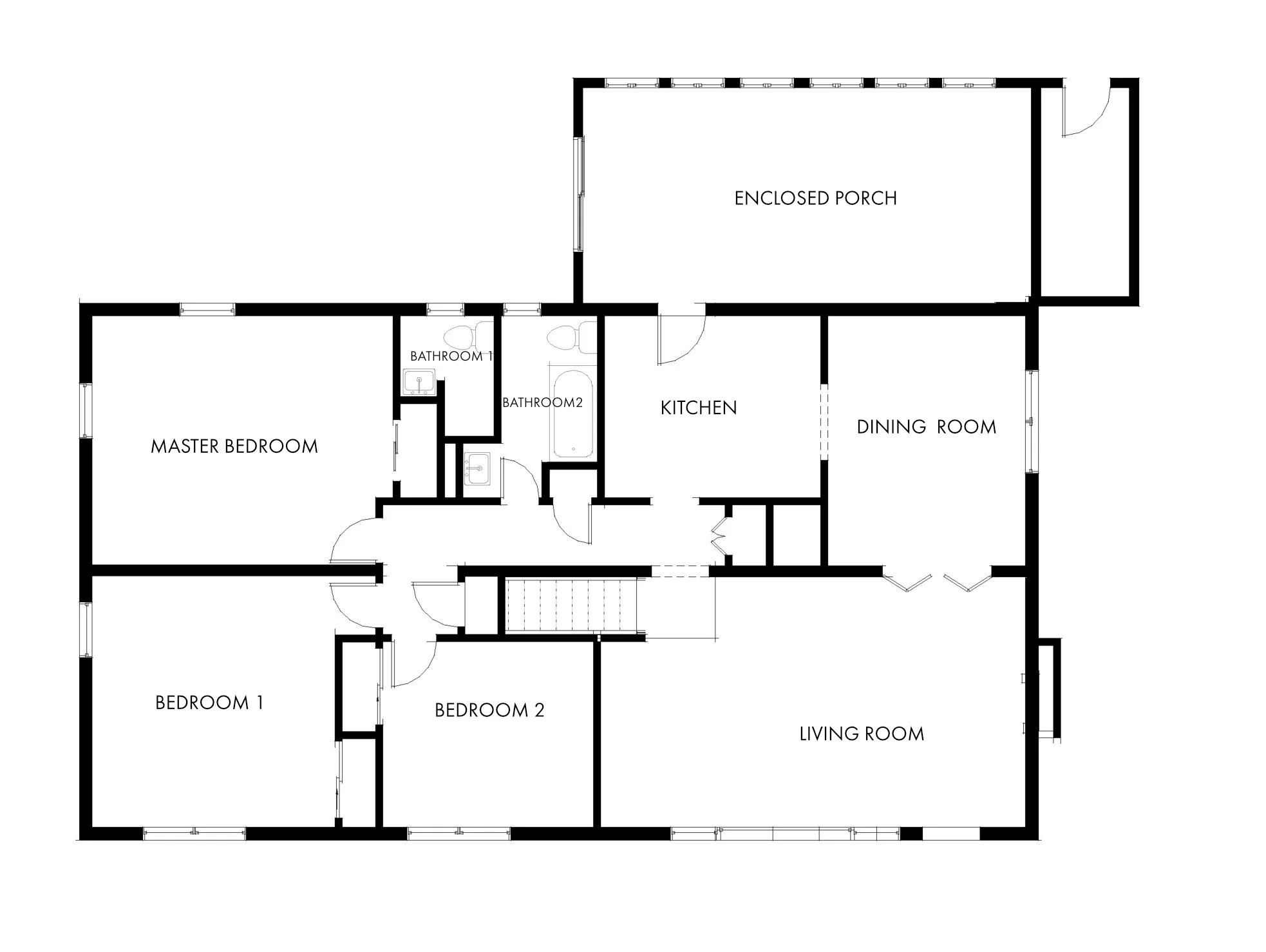 1ST FLOOR  EXISTING 