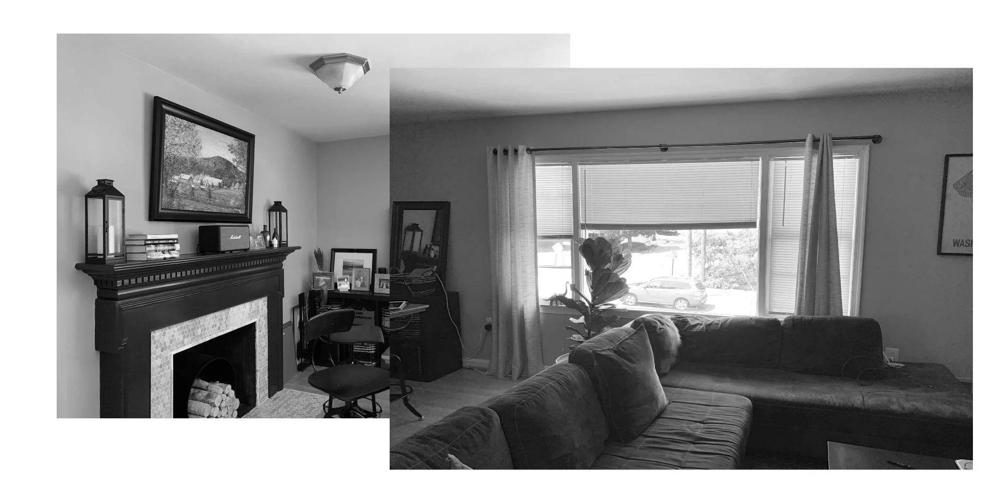 EXISTING LIVING ROOM FIREPLACE 